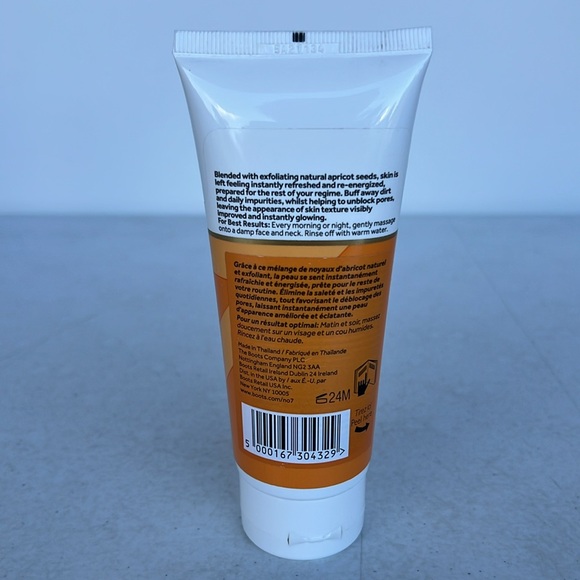 [2 Pack] No7 Radiance+ Daily Energising Exfoliating Cleanser - Picture 2 of 3